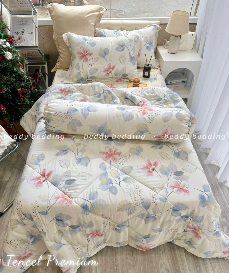 Bộ Chăn Ga Gối Tencel Premium TP016 