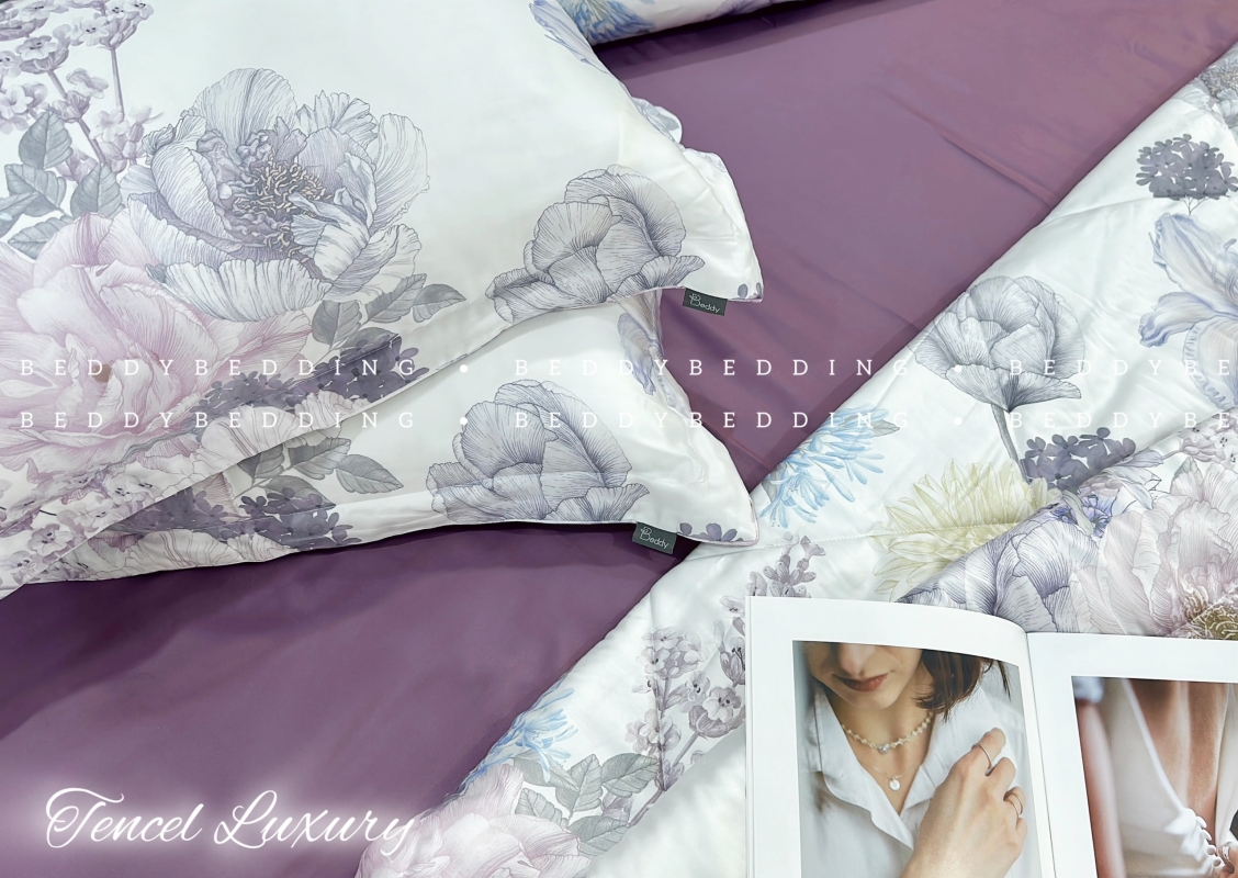 Bộ Ga Gối Tencel Luxury BLOSSOM 2 