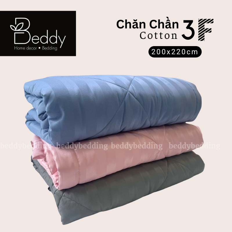 Chăn Chần Cotton 3F 200x220cm [Nhiều Màu]